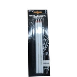 Bianyo White charcoal pencil 3pcs set